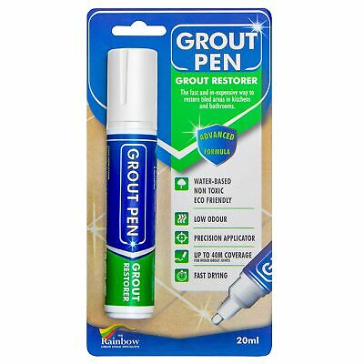 Grout Pen White Tile Paint Marker: Waterproof Tile Grout Colorant Pen - Wide Tip