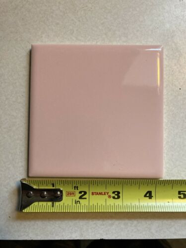 Reclaimed Vintage American 4.25 Tile Chicago Bungalow Pink