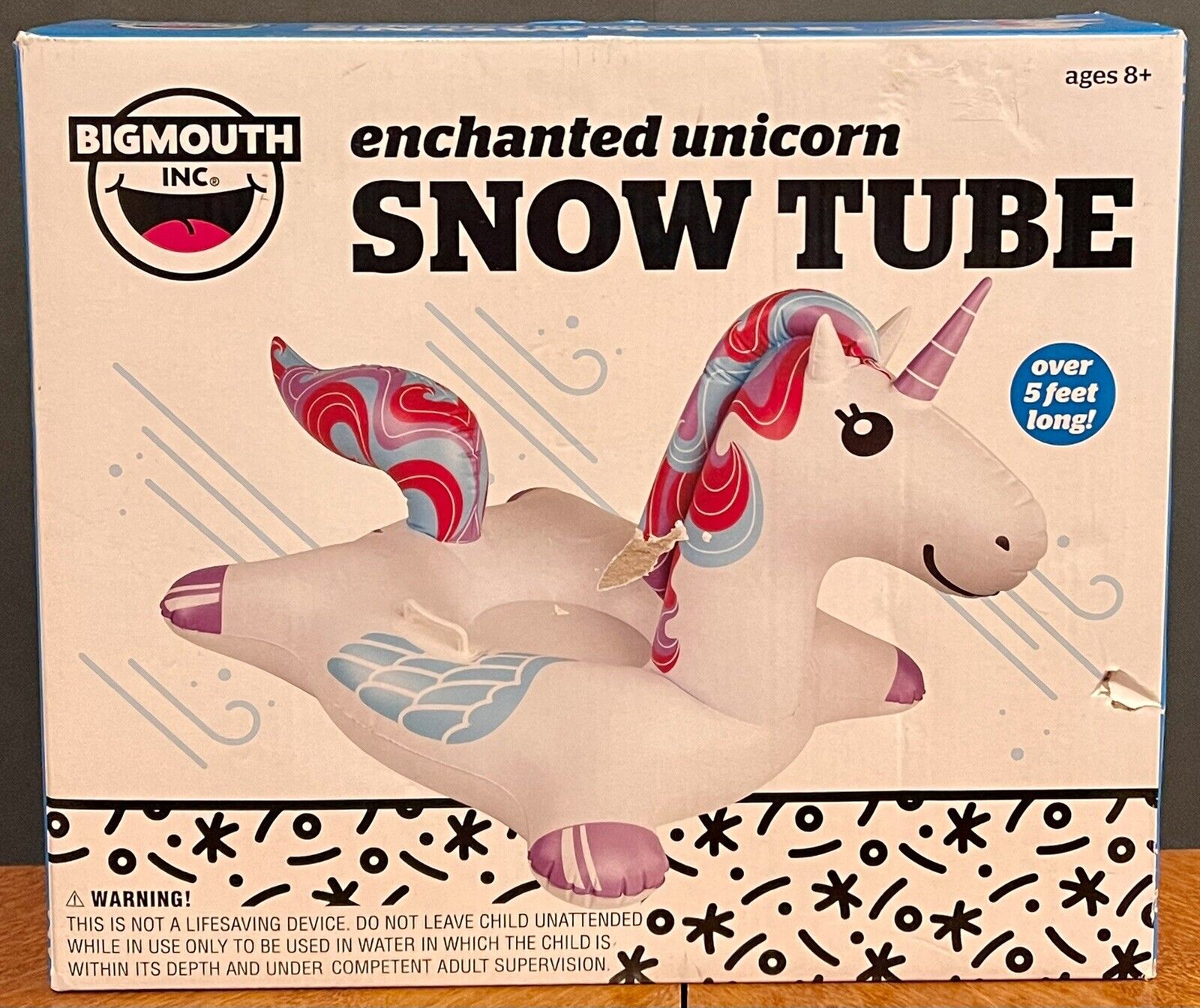Big Mouth Snow Tube - Enchanted Unicorn
