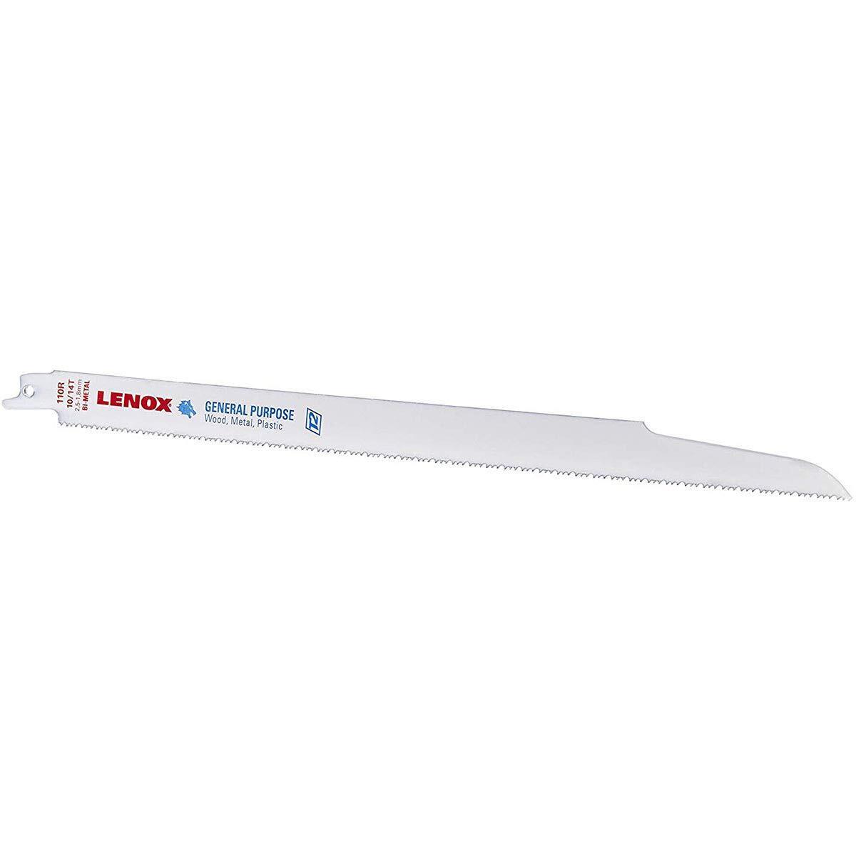 Lenox Tools Bi-metal Reciprocating Saw Blade, 12-inch, 10/14 Tpi, (20583110r)