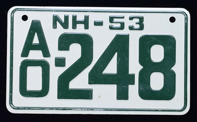 New Hampshire - General Mills Cereal Bicycle License Plate