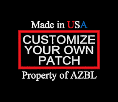 Custom Embroidered Customized Patch 2 X 4 Inch Embroidery Saying Made In Usa