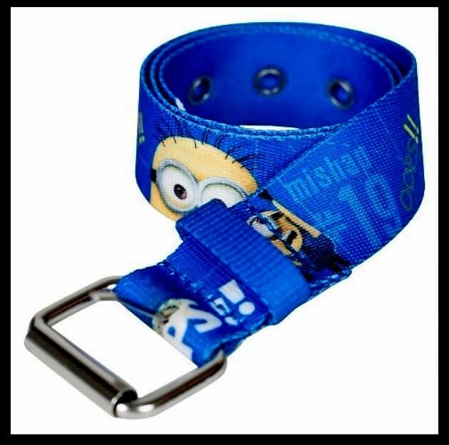 Minions Despicable Me Belt Size M/lrg Oops Mishap # New With Tags Youth Kid Boy