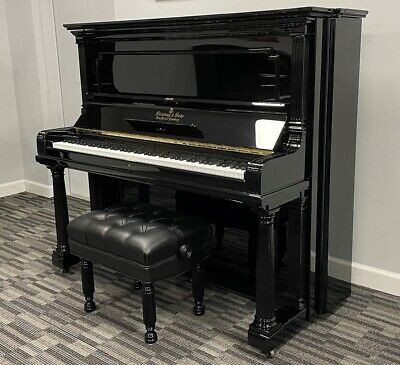 Steinway 54" Upright Piano - Picarzo Pianos - Ebony Upright I Model Videos K