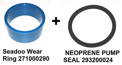 New Seadoo Wear Ring 271000290 + 293200024 Seal  Jetboat Speedster Spx Hx