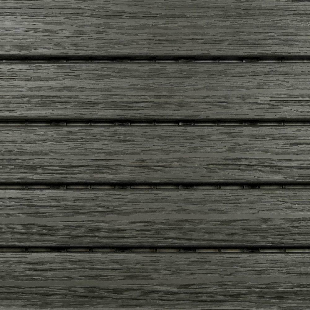 Aura Pre-finished Polymer Deck Tile In Driftwood 12"x12" (6 Sq. Ft. Total) New