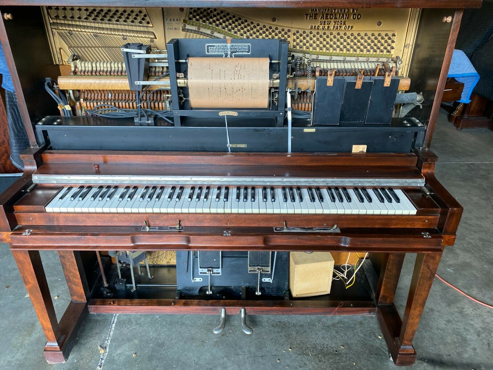 Antique Self  Player Piano