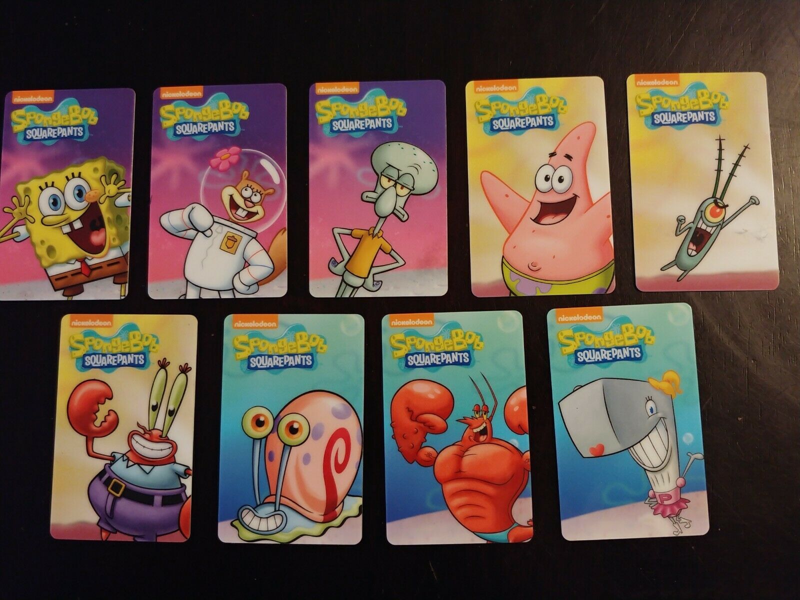 Dave And Busters Spongebob Coin Pusher Cards: Gary