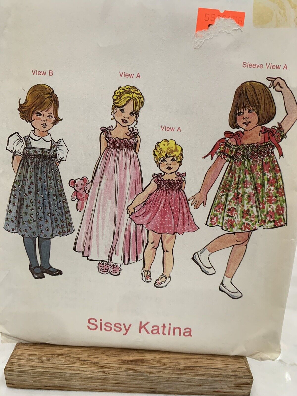 The Children's Corner Vintage Sewing Pattern 1979 Sissy Katina Uncut 7-8