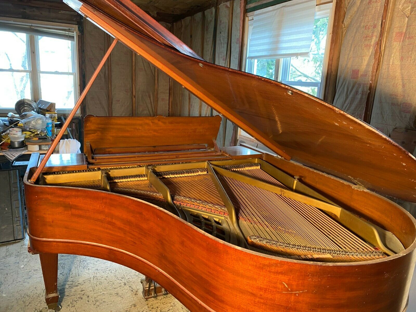 1911 Henry F Miller Baby Grand Piano Needs Tlc.....