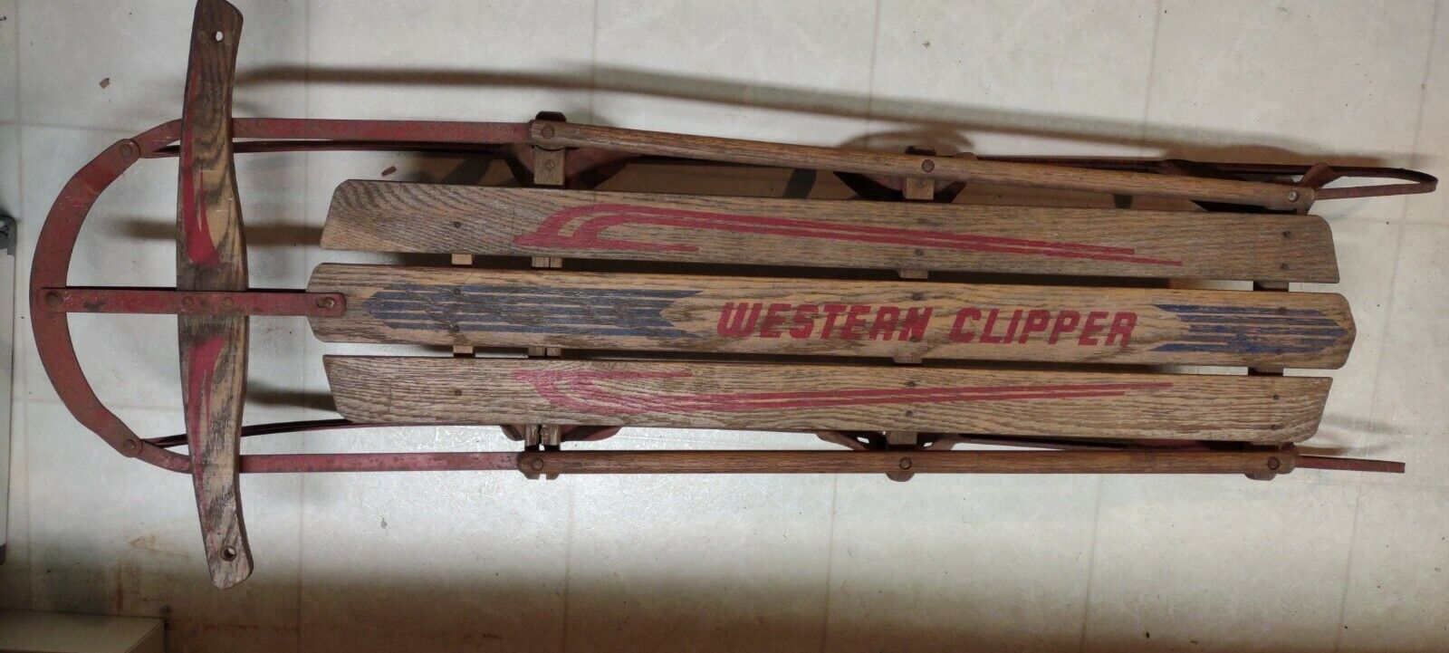 Vintage Western Clipper Sled 56"