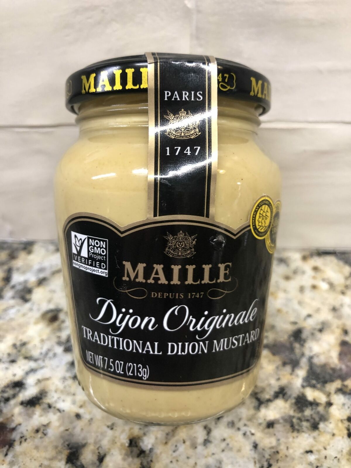 Maille Dijon Original Traditional Dijon Mustard 7.5 Oz Gourmet French Dip