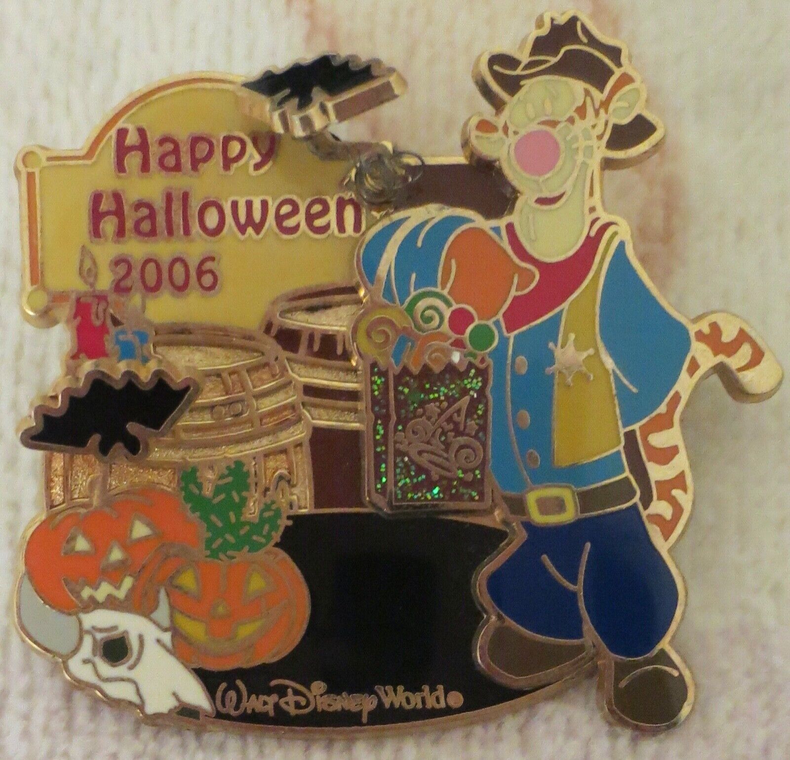 Wdw Trick Or Treat Tigger Sheriff Happy Halloween 2006 Limited Edition Pin 49989