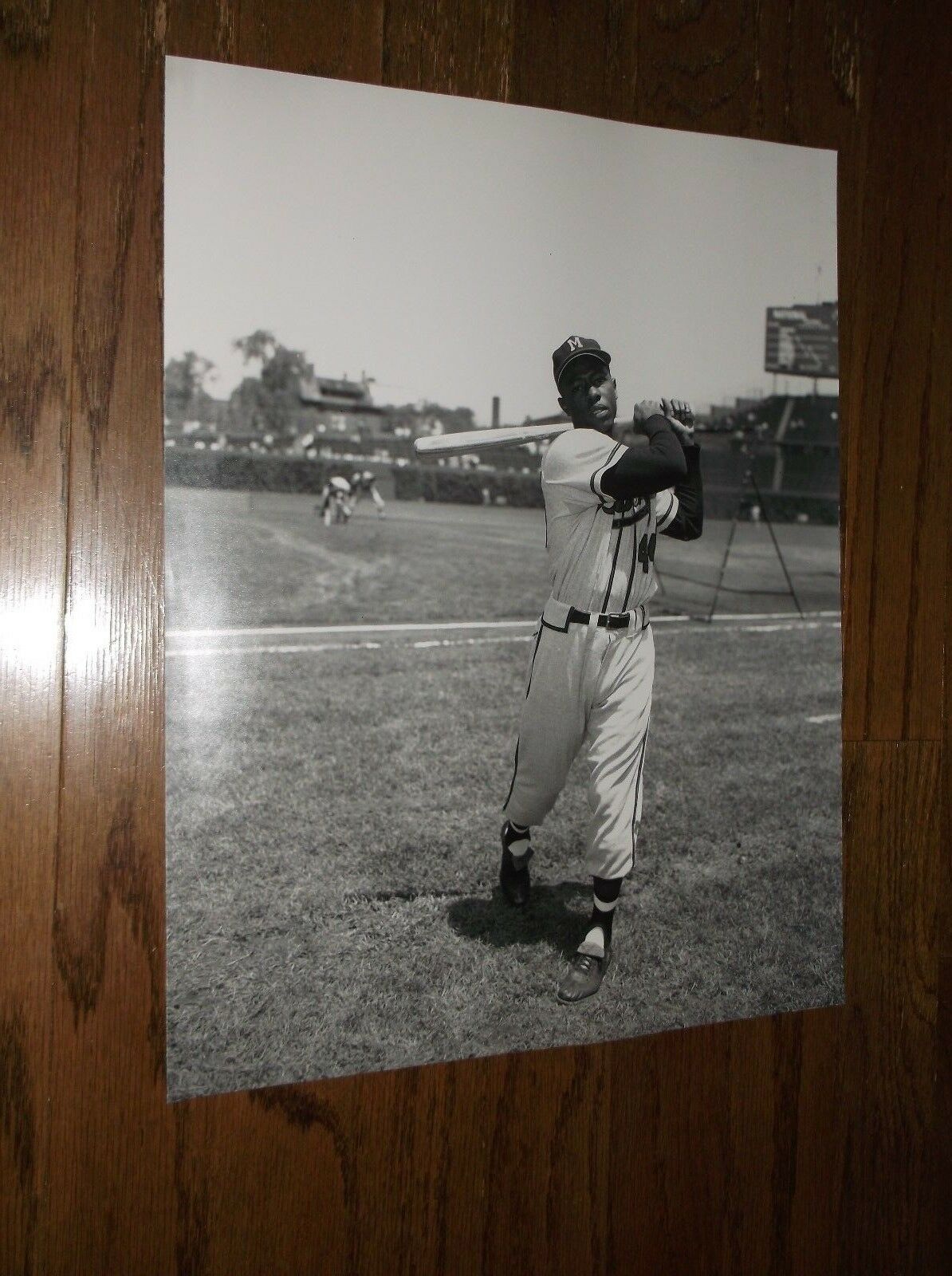 Hank Aaron Photo Milwaukee Braves Photo Baseball Photo 16x20 Hall Of Fame Mvp