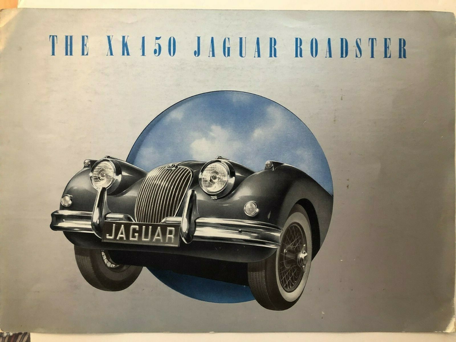 1950s Xk 150 Jaguar Roadster Brochure