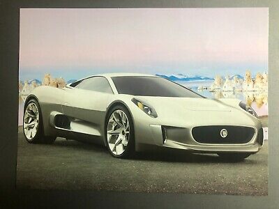 Jaguar C-x75 Concept Coupe Print, Picture Rare!! Awesome L@@k
